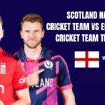 Scotland National Cricket Team vs England Cricket Team timeline