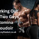 Working out with two guys . Romina Boudoir