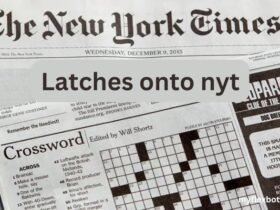 Latches onto nyt