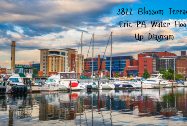 3822 Blossom Terrace Erie PA Water Hook Up Diagram