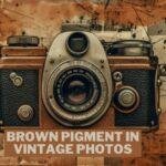 Brown pigment in vintage photos