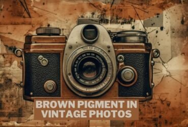 Brown pigment in vintage photos