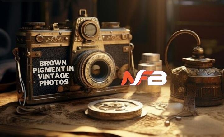 Brown pigment in vintage photos