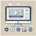 A computer screen made using Explainer video service art style