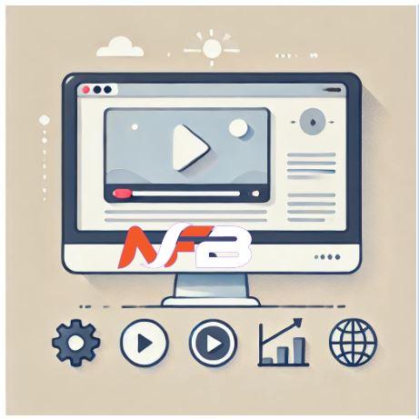 A computer screen made using Explainer video service art style