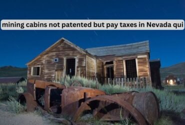 mining cabins not patented but pay taxes in Nevada qui