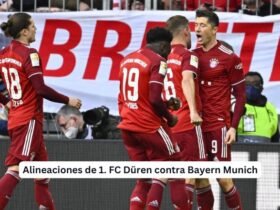 Alineaciones de 1. FC Düren contra Bayern Munich