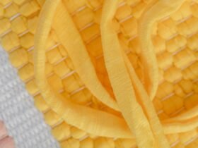 old-fashioned yellow cloth